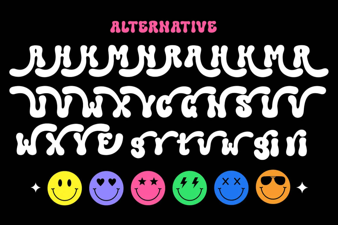 Grove - Retro Groovy Font