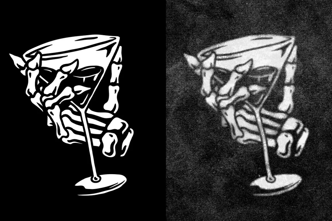 Grunge Ink Bleed Effect
