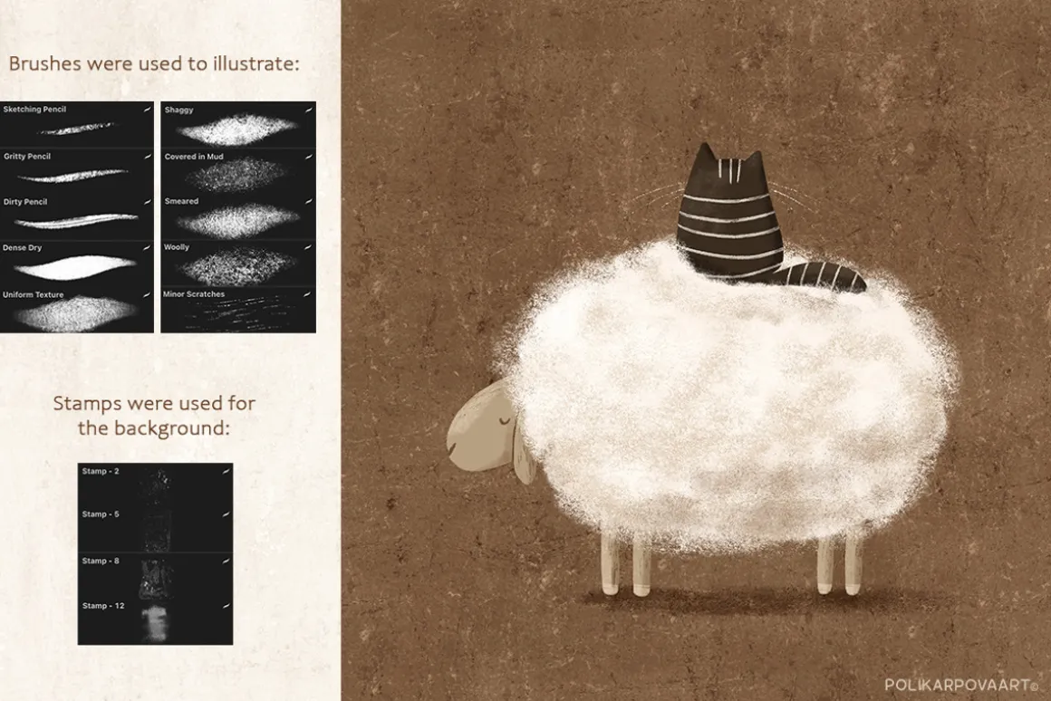 Grungy Textures - brushes & canvases