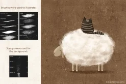 Grungy Textures - brushes & canvases