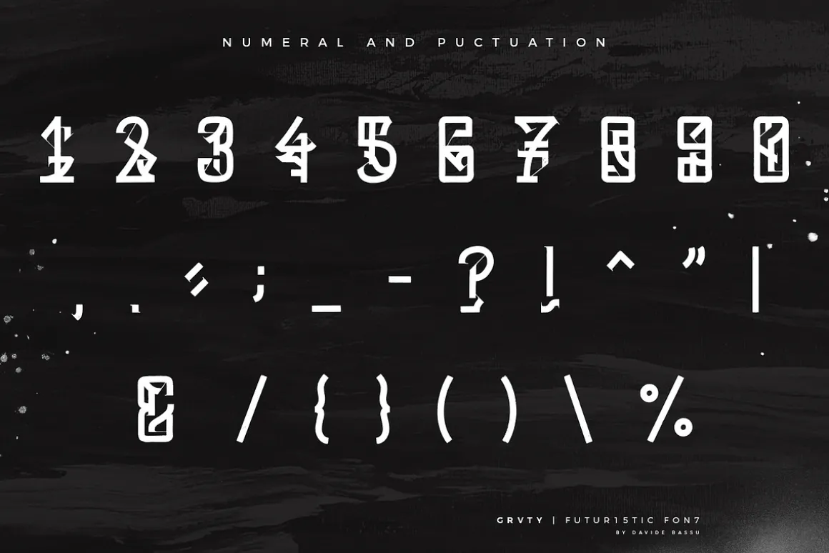 GRVTY | Futuristic font