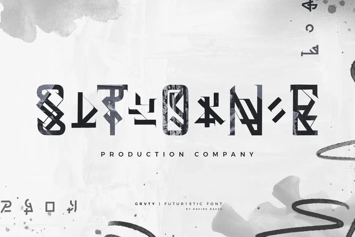 GRVTY | Futuristic font