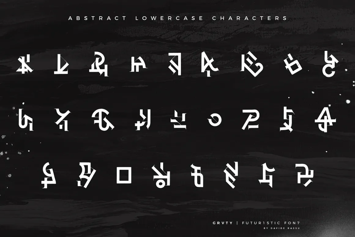 GRVTY | Futuristic font
