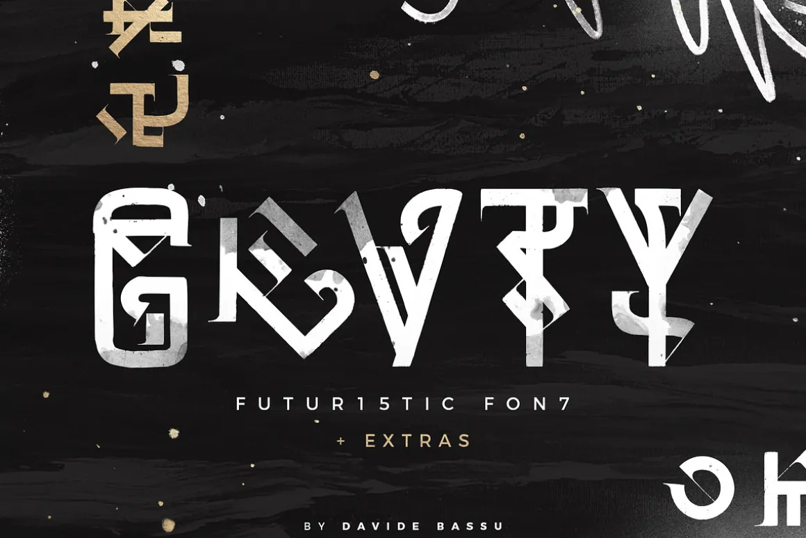 GRVTY | Futuristic font