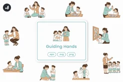 Guiding Hands Illustration