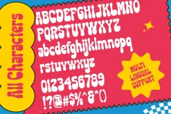 Gumdrop Pop Retro Bubble Font