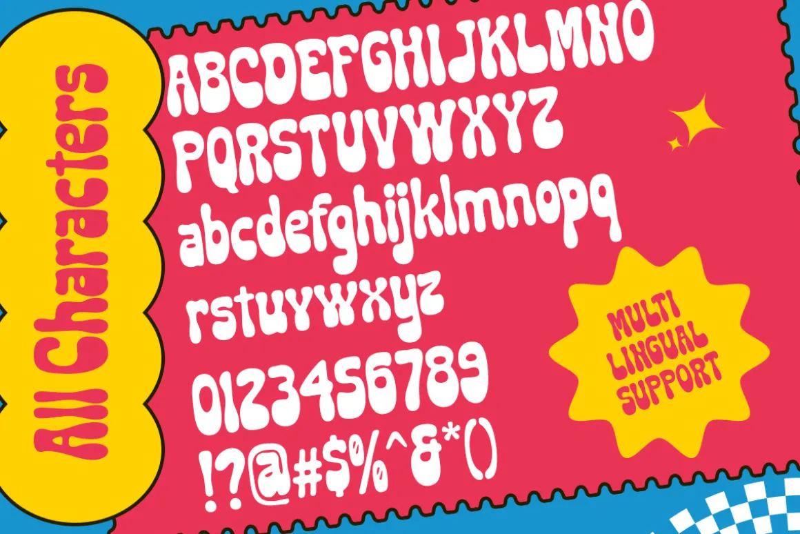 Gumdrop Pop Retro Bubble Font