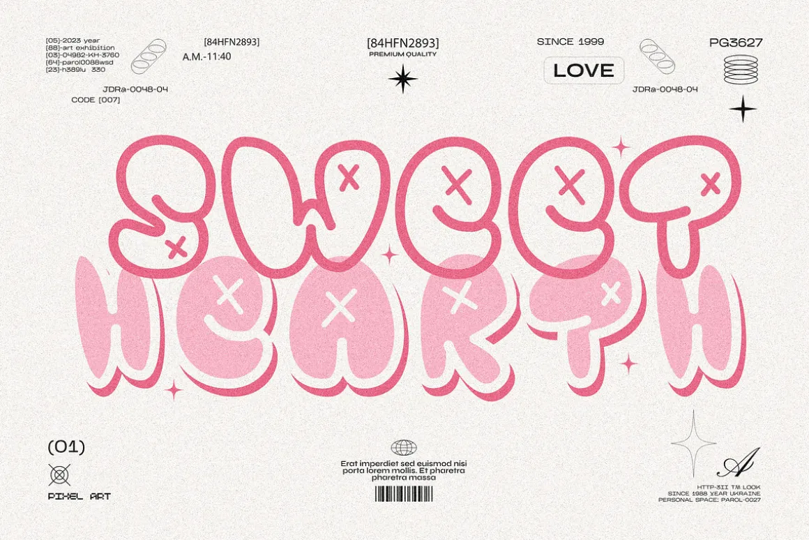 Gumiec Urban - Graffiti Bubble Font