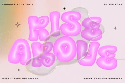 Gury Pump - 3D SVG Font