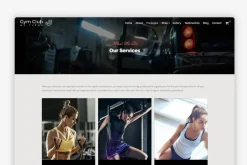 Gym WordPress Theme - Gym Club