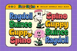 Gyoza - Cartoon Font Family