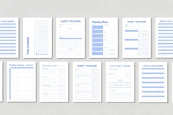 Habit tracker Printable Bundle