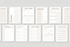 Habit tracker Printable Bundle