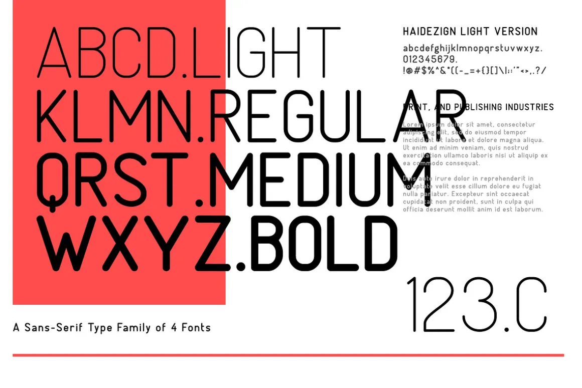 Haidezign Sans Serif