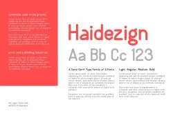 Haidezign Sans Serif