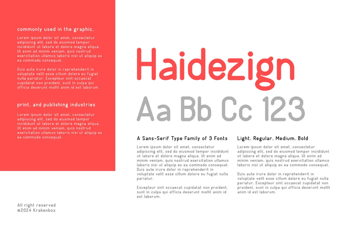 Haidezign Sans Serif