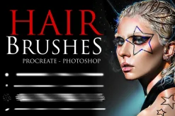 Hair Brushes for Photoshop