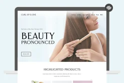 Hair Salon Squarespace Template