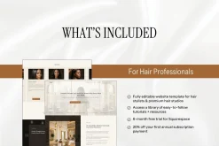 Hair Salon Website Template