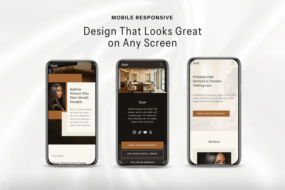 Hair Salon Website Template