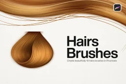 10 Hair Brushes Procreate