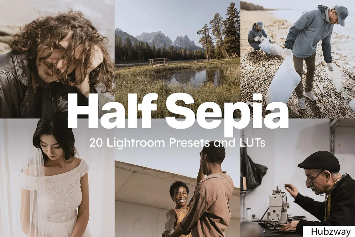 20 Half Sepia Lightroom Presets