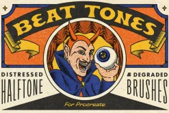 Halftone Brushes for Photoshop