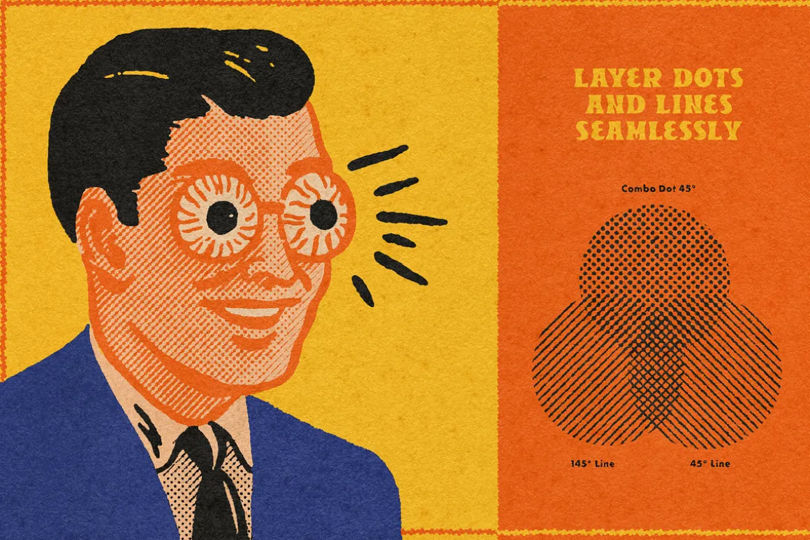 Halftone Brushes for Photoshop