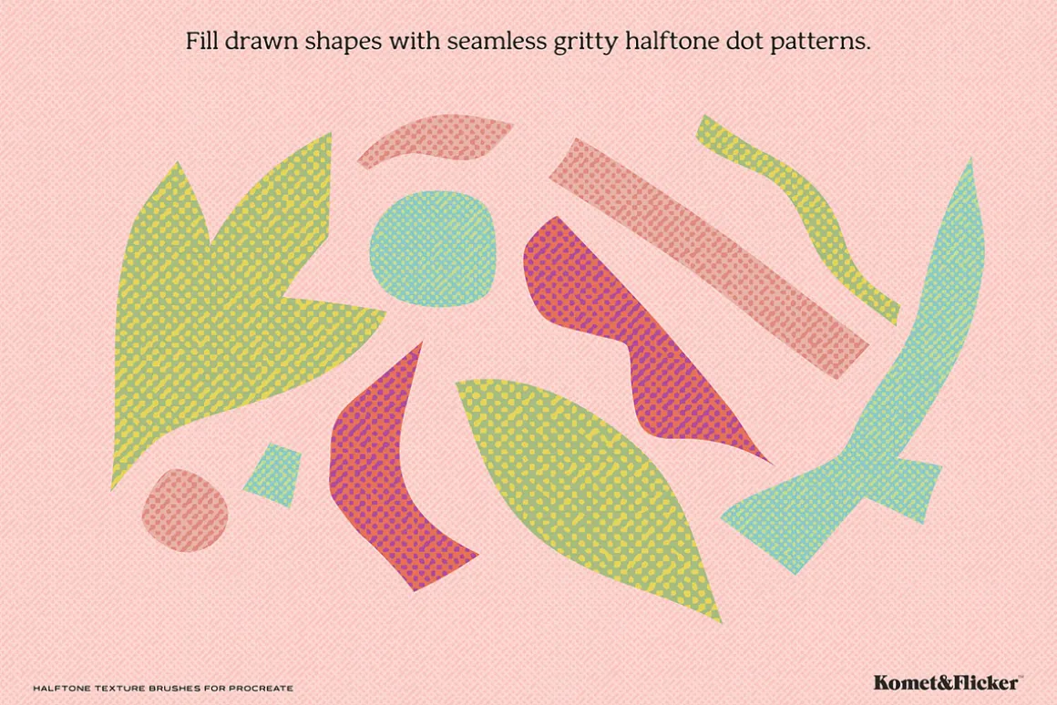 Halftone Brushes for Procreate