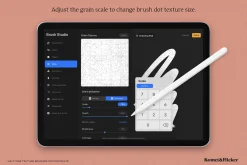 Halftone Brushes for Procreate