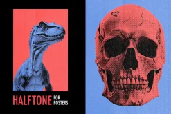 Halftone Design Poster Effect