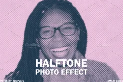 Halftone Photo Effect