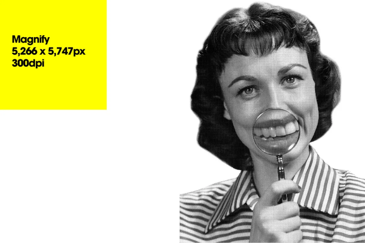 Halftone Retro Ladies