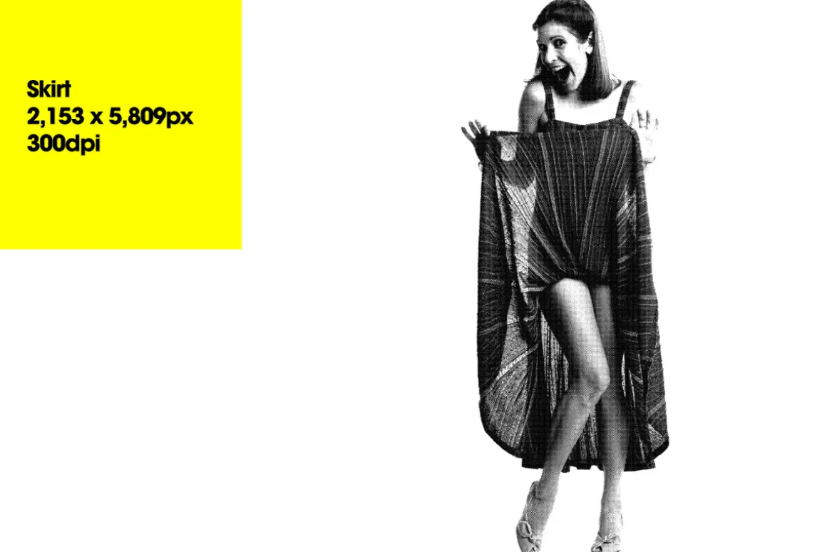 Halftone Retro Ladies