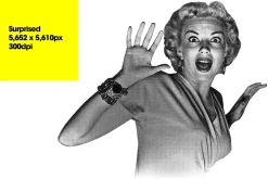 Halftone Retro Ladies