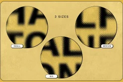 Halftone Text Effect