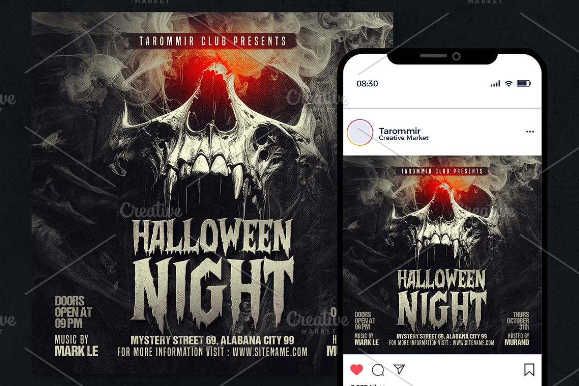 Halloween Night Flyer Template