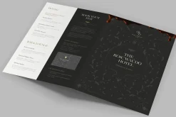 Halloween Hotel Mini Brochure Templa