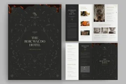 Halloween Hotel Mini Brochure Templa