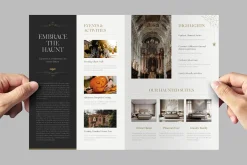 Halloween Hotel Mini Brochure Templa