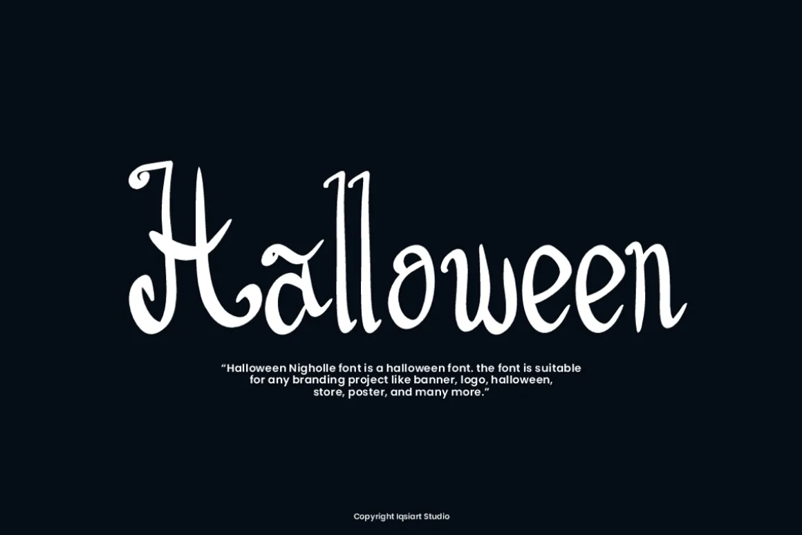 Halloween Nigholle Font