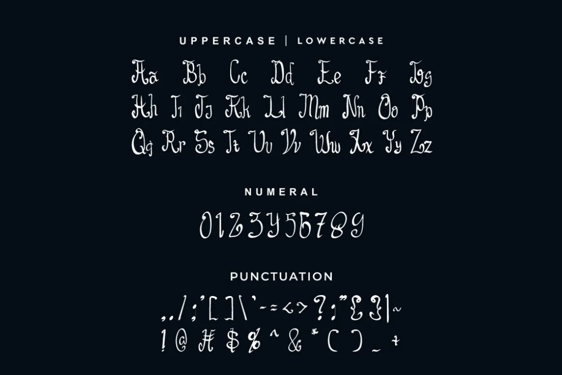 Halloween Nigholle Font