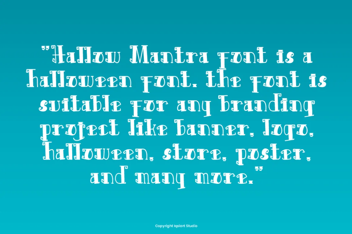 Hallow Mantra - Halloween Font