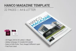 Hanco Magazine Template