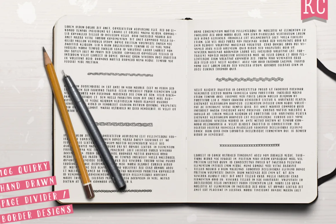 Hand Drawn Doodle Dividers