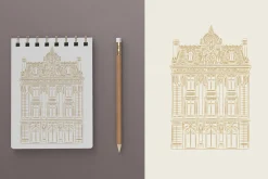Hand drawn Vintage Houses