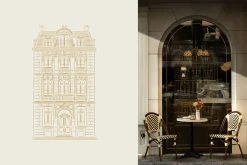 Hand drawn Vintage Houses