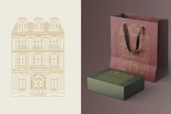 Hand drawn Vintage Houses