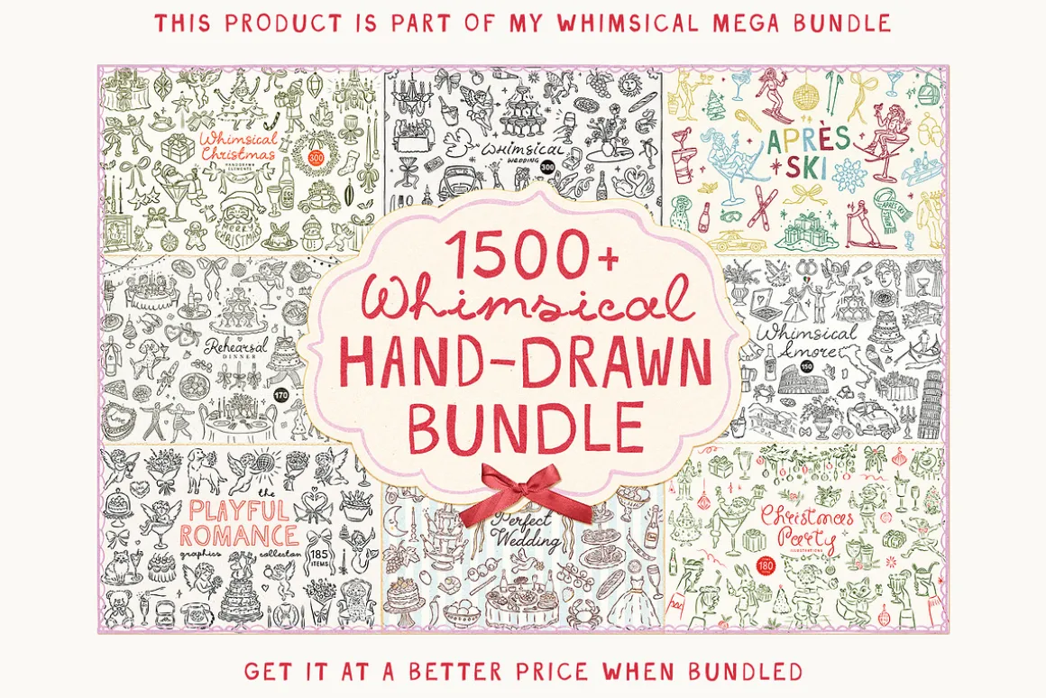 Hand-drawn Après-Ski Clipart Bundle