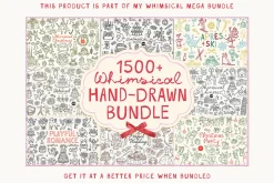 Hand Drawn Christmas Quirky Clipart